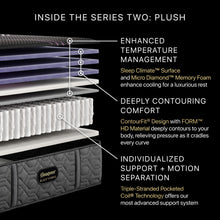 Load image into Gallery viewer, Beautyrest Black - 13.5" Series Two Hybrid Plush Mattress