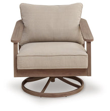 Load image into Gallery viewer, Harmony Headlands - Swivel Lounge With Cushion - Natural / Gray