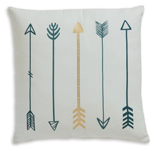 Load image into Gallery viewer, Gyldan - Pillow (Set of 4) - White / Teal / Gold
