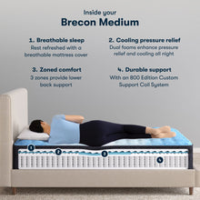 Load image into Gallery viewer, Classic - 13.5" Brecon Medium Mattress