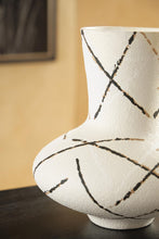 Load image into Gallery viewer, Brockford - Vase - Cream / Black / Brown