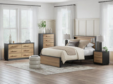Load image into Gallery viewer, Kozmour - Five Drawer Chest - Black / Brown