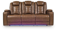 Load image into Gallery viewer, Gruaro - Power Reclining Sofa With Adjustable Headrest - Amber