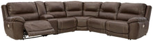 Load image into Gallery viewer, Dunleith - Power Sectional 6 Pc - Chocolate
