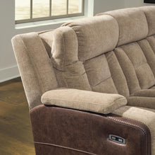 Load image into Gallery viewer, Mixed Motion - Power Reclining Sofa With Adjustable Headrest