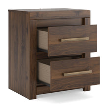 Load image into Gallery viewer, Janfyn - Two Drawer Night Stand - Brown