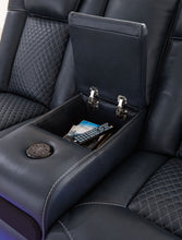 Load image into Gallery viewer, Fyne-dyme - Power Reclining Loveseat With Console/Adj Hdrst