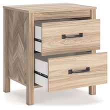 Load image into Gallery viewer, Battelle - Two Drawer Night Stand - Tan