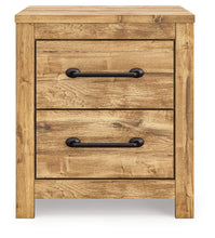 Load image into Gallery viewer, Maystonna - Two Drawer Night Stand - Brown