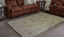 Load image into Gallery viewer, Guyford - 5' x 7' Rug - Beige / Brown