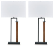 Load image into Gallery viewer, Voslen - Metal Table Lamp (Set of 2) - Black / Brown