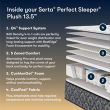 Load image into Gallery viewer, Perfect Sleeper - 13.5" Cascade Canyon Plush Mattress