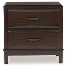 Load image into Gallery viewer, Vanmore - Two Drawer Night Stand - Dark Brown