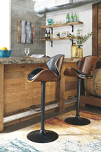 Load image into Gallery viewer, Bellatier - Tall UPH Swivel Barstool - Brown