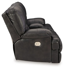 Load image into Gallery viewer, Mountainous - Power Reclining Loveseat With Console /Adj Headrest - Eclipse