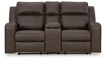 Load image into Gallery viewer, Lavenhorne - Dbl Rec Loveseat W/Console - Granite