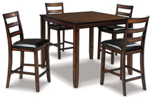 Load image into Gallery viewer, Coviar - DRM Counter Table Set (Set of 5) - Brown