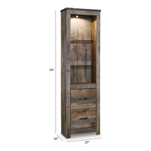 Load image into Gallery viewer, Trinell - Pier - 2-drawers - Brown
