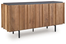 Load image into Gallery viewer, Quintavious - Accent Cabinet - Brown / Charcoal