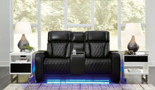 Load image into Gallery viewer, Boyington - 2 Pc. - Power Reclining Sofa And Loveseat - Black