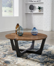 Load image into Gallery viewer, Hanneforth - Round Cocktail Table - Brown