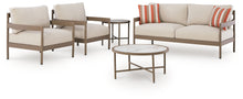 Load image into Gallery viewer, Bluff Trail - Loveseat, Lounge Chairs, Tables Set (Set of 5) - Beige