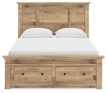 Load image into Gallery viewer, Makidern - Panel Storage Bed With Under Bed Storage Unit And Storage Footboard