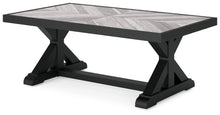 Load image into Gallery viewer, Beachcroft - Rectangular Cocktail Table - Black / Light Gray