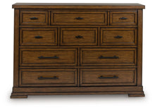 Load image into Gallery viewer, Taffenbrook - Dresser - Medium Brown