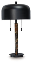 Load image into Gallery viewer, Alanbert - Metal Table Lamp - Brown / Black