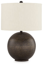 Load image into Gallery viewer, Hambell - Metal Table Lamp - Black / Gold Finish