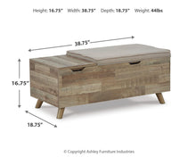 Load image into Gallery viewer, Gerdanet - Storage Bench - Beige