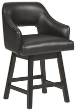 Load image into Gallery viewer, Tallenger - Upholstered Swivel Barstool (Set of 2)