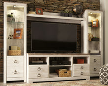 Load image into Gallery viewer, Willowton - Entertainment Center With Fireplace Option