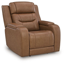 Load image into Gallery viewer, Knightington - 3 Pc. - Power Reclining Sofa, Loveseat And Recliner - Caramel