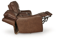 Load image into Gallery viewer, DeepWakes - Power Reclining Loveseat / Console / Adjustable Headrest