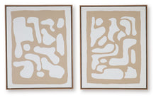 Load image into Gallery viewer, Waldett - Wall Art Set (Set of 2) - Beige / White
