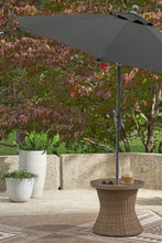 Load image into Gallery viewer, Laguna Heights - Round End Table With Umbrella Option - Beige