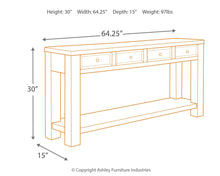 Load image into Gallery viewer, Gavelston - Sofa Table - Black