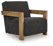 Load image into Gallery viewer, Dorney - Accent Chair - Charcoal / Brown