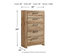 Load image into Gallery viewer, Hyanna - Five Drawer Chest - Tan Brown