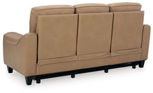 Load image into Gallery viewer, Mosswell - Power Reclining Sofa With Adj Headrest - Toffee