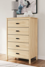 Load image into Gallery viewer, Cabinella - Five Drawer Chest - Tan