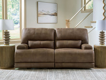 Load image into Gallery viewer, Beckley Place - 2 Seat Power Reclining Sofa With Adjustable Headrest - Earth