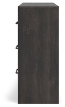 Load image into Gallery viewer, Hollivern - Six Drawer Dresser - Dark Gray