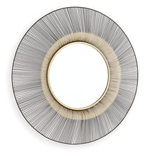 Load image into Gallery viewer, Dallmen - Accent Mirror - Black / Gold Finish