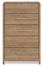 Load image into Gallery viewer, Gramburg - Five Drawer Chest - Warm Natural Brown