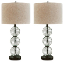Load image into Gallery viewer, Airbal - Glass Table Lamp (Set of 2) - Clear / Black