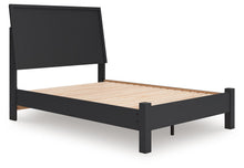 Load image into Gallery viewer, Danziar - Full Panel Bed With Low Footboard - Black
