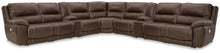 Load image into Gallery viewer, Dunleith - 9-Piece Power Reclining Sectional - Chocolate